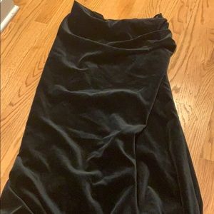 Ralph Lauren strapless velour dress
